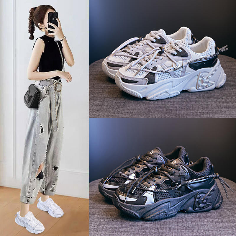 Wholesale 2023 summer new trend fashion Korean version of everything match breathable couple shoes