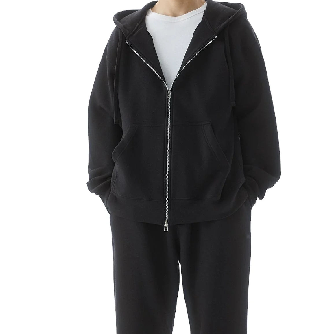 Mens Sweatsuits 2 Piece Tracksuits  Hoodie Jogging Casual Full Zip Jogging Sweatpants Suit