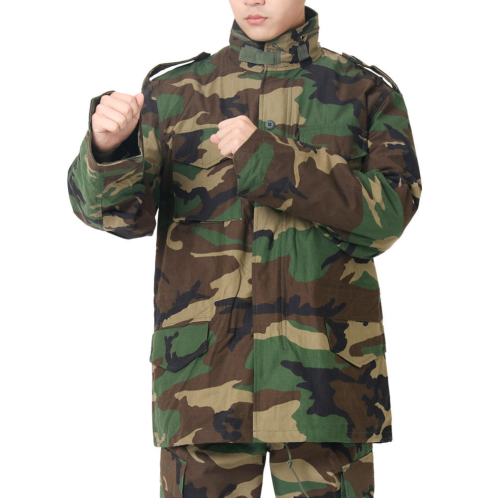 Guard Uniform Classic M-65 Field Jacket with Warm Liner Camouflage Clothing M65 Field Parka Jacket