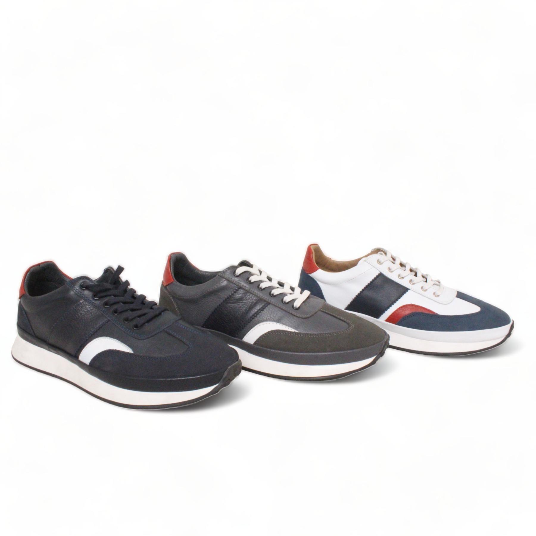 Men Sports Shoes Sneakers Leather Trendy and Stylish High Quality Men's Shoes Other Color Options Men Leather Sport Shoes