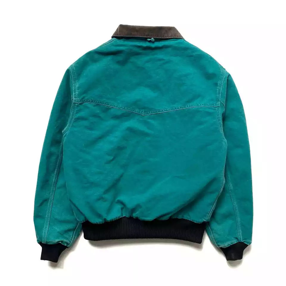 OEM Custom Cover Full Print Loose Street Style Canvas Men's jeans Jacket Chenille Embroidered Men's Jacket