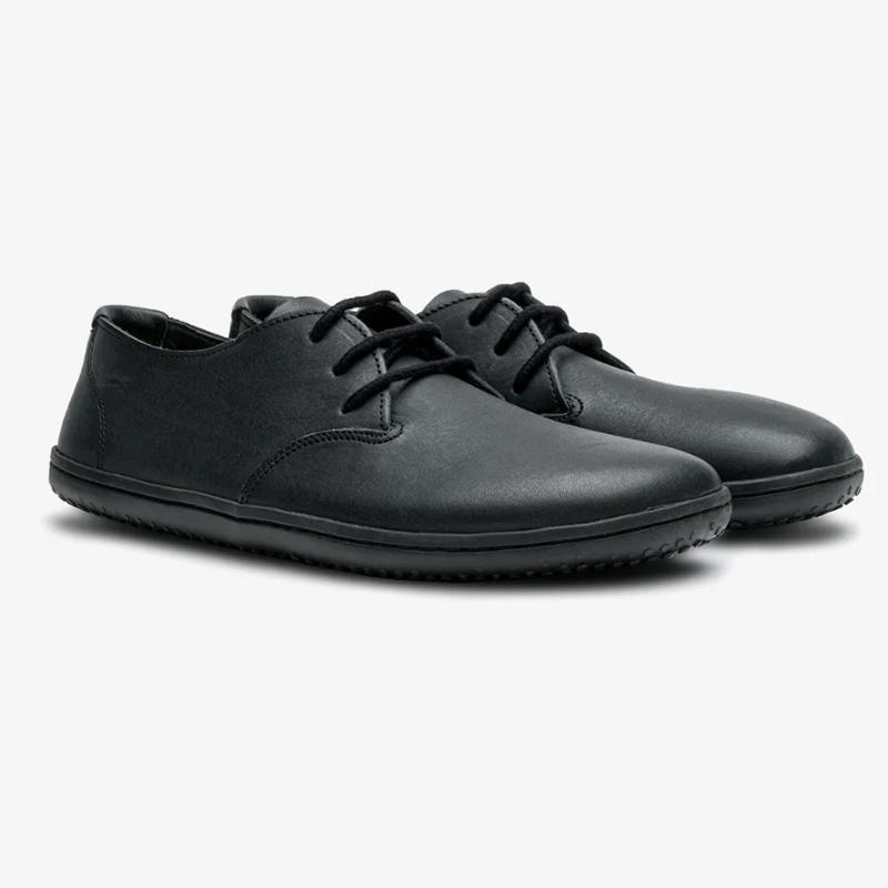 Vintage fashion comfortable trendy shoes men casual leather shoes low cut soft sole ultralight leather barefoot shoes