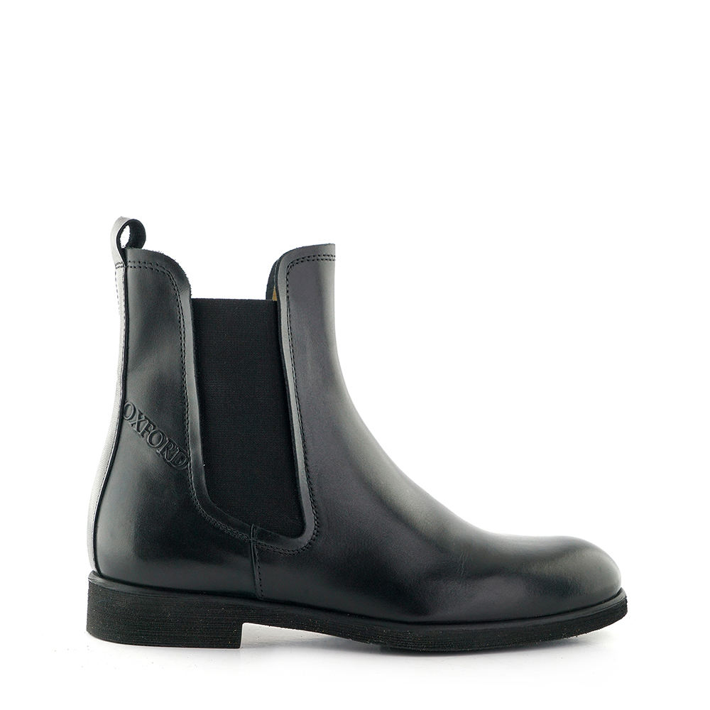 HIGH QUALITY WOMAN CLASSIC SHOES BLACK LEATHER, BAND ELASTIC, LIGHT, FIT AND COMFORTABLE MADE IN ITALY