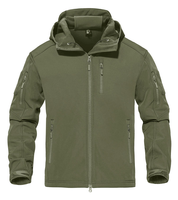 Men's Hoodies Softshell Tactical Jacket Casual, Custom Men's Windbreaker Zipper Men Coats, Fleece Hiking Winter Men's Jackets