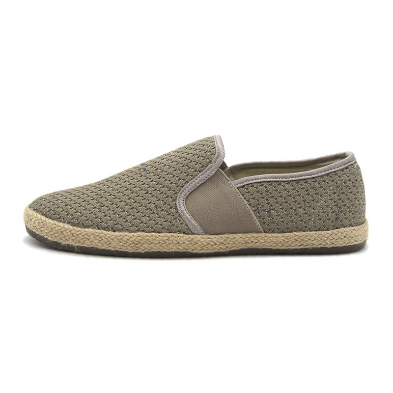 Customized summer slip on other trendy fisherman espadrilles casual shoes for men alpargata